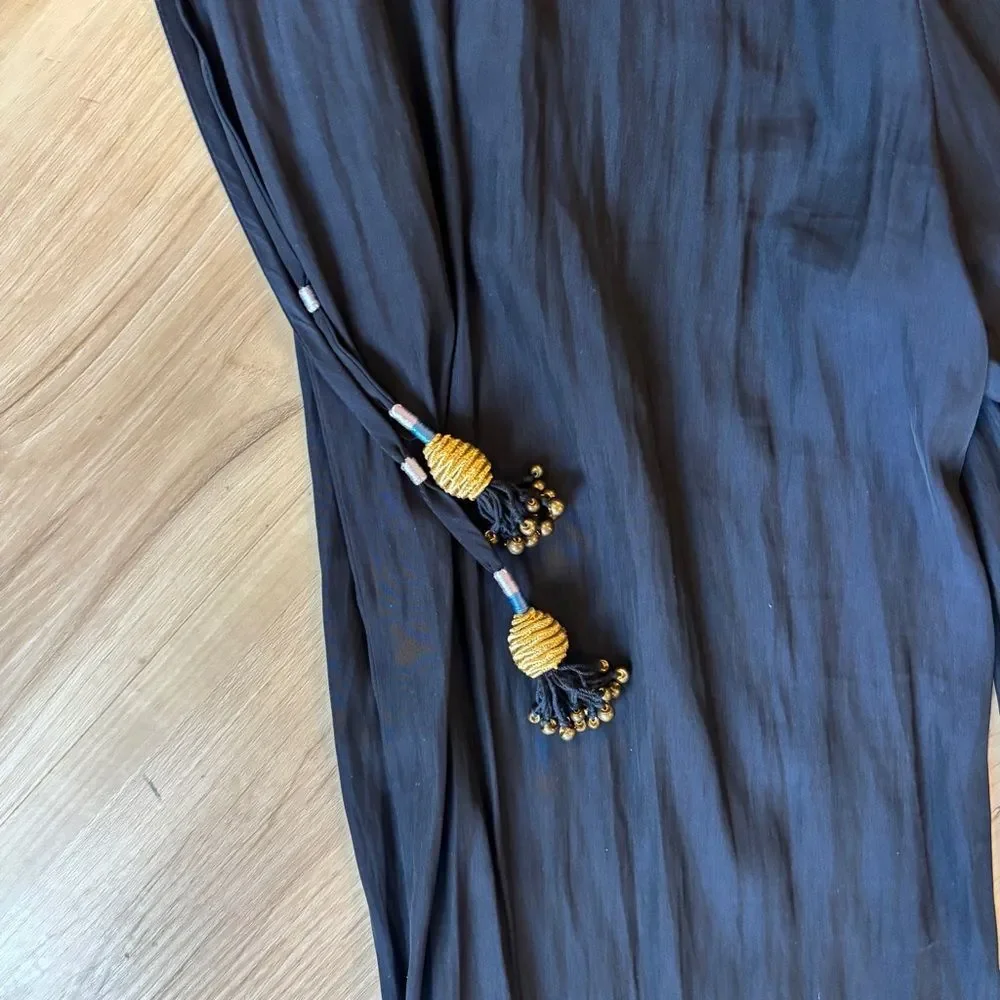 Calypso St. Barth Campina Halter Jumpsuit Navy